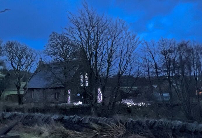 Skipness Hall at Christmas